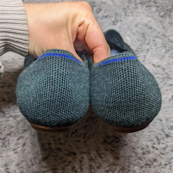 Rothy’s Green Ivy Merino Wool Loafer Size 6 - Picture 6 of 10